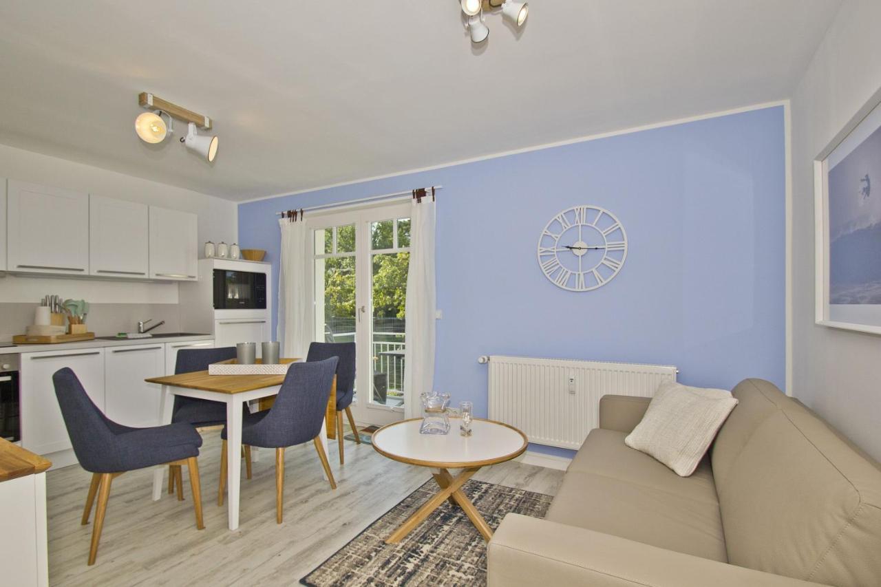 Moderne Ferienwohnung Mit Balkon, Meerblick - Ferienresidenz Zwei Boddenfewo 1-2 Lietzow Zewnętrze zdjęcie