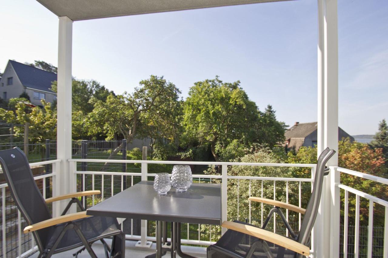 Moderne Ferienwohnung Mit Balkon, Meerblick - Ferienresidenz Zwei Boddenfewo 1-2 Lietzow Zewnętrze zdjęcie